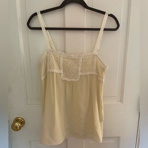 NWOT Rebecca Taylor Silk Lace Cami
